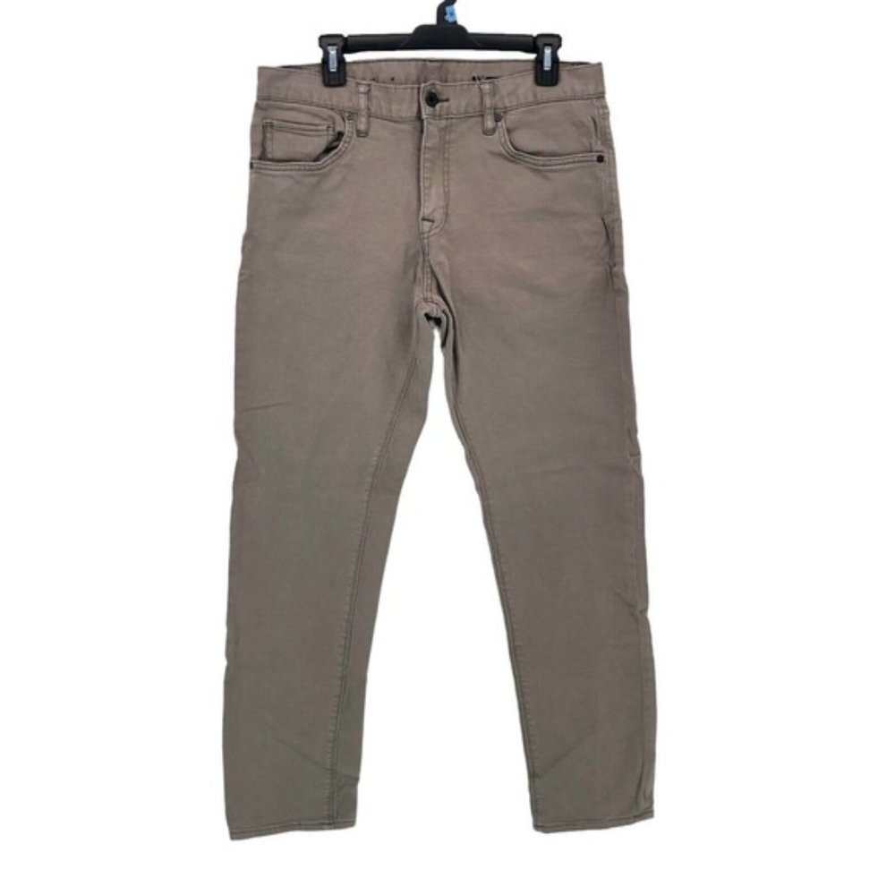 Jeans HWY 133 Slim Fit Broken Twill Taupe Denim Mens 33 Actual 34 x 30.75